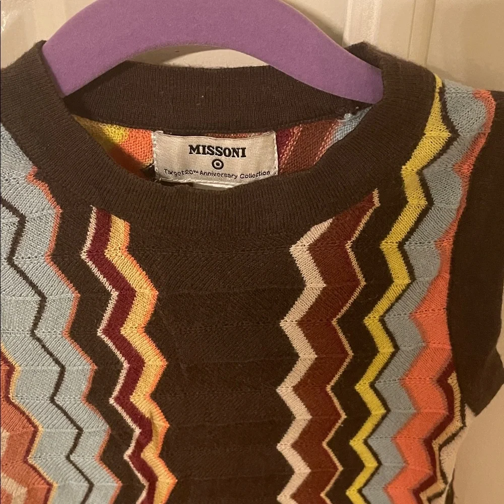 Missoni Multicolor Zigzag Knit Top - Picture 7 of 7